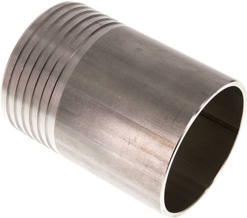 90 mm (3-1/2'') & 88.9 mm (3'') Stainless Steel 1.4571 Hose Barb Welding End 120mm