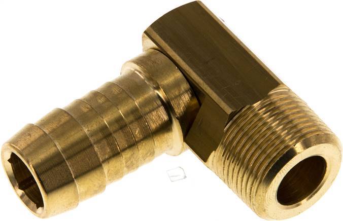 19 mm (3/4'') & M24x1.5 (taper) Brass Elbow Hose Barb with Male Threads