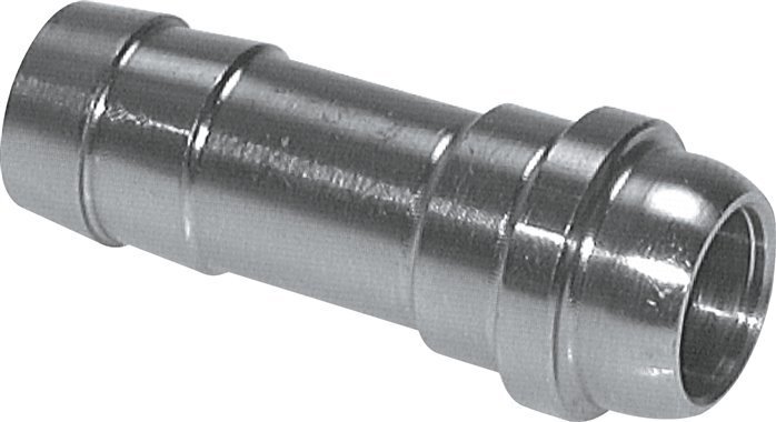 Boquilla de acero inoxidable de 4 mm sin tuerca de unión (G1/8'') 12mm