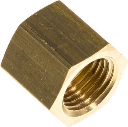 9mm (G1/4'') Brass Union Nut L15.5mm