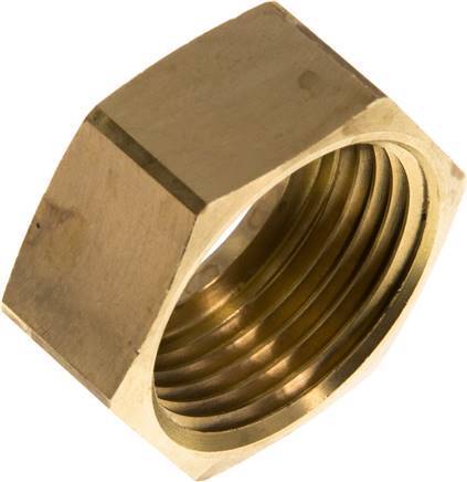 19mm (G1'') Brass Union Nut L17mm