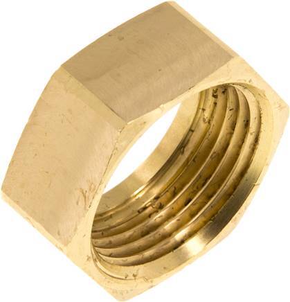 25mm (G1'') Brass Union Nut L16mm