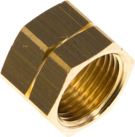 4/6/9mm (G3/8'' LH) Brass Union Nut L14.5mm