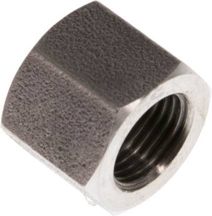 4/6 G1/8''mm Union Nut RVS L12mm