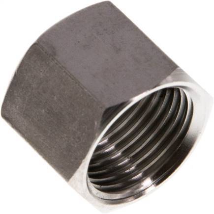 4/6/9 G3/8''mm Union Nut RVS L15.5mm