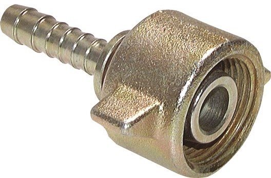 13 mm (1/2'') & G3/4'' Stahl / Temperguss Schlauchtülle mit Innengewinde Sicherheitsschellen DIN 8537/20033