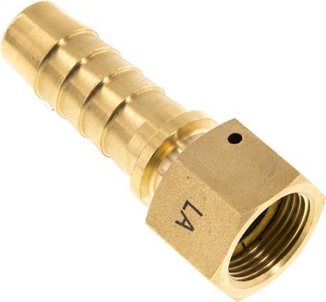 19x33 mm & G3/4'' Brass Hose Pillar with Union Nut DIN EN 14423 / DIN 2826