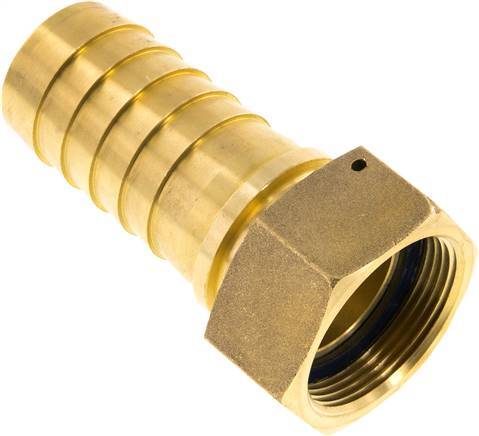 38x54 mm & G1-1/2'' Brass Hose Pillar with Union Nut DIN EN 14423 / DIN 2826