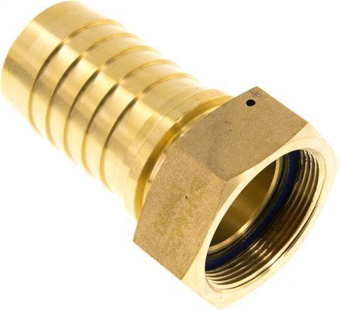 50x68 mm & G2'' Brass Hose Pillar with Union Nut DIN EN 14423 / DIN 2826