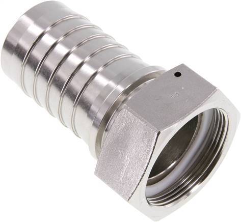 50x68 mm & G2'' Stainless Steel 1.4301 Hose Pillar with Union Nut DIN EN 14423 / DIN 2826