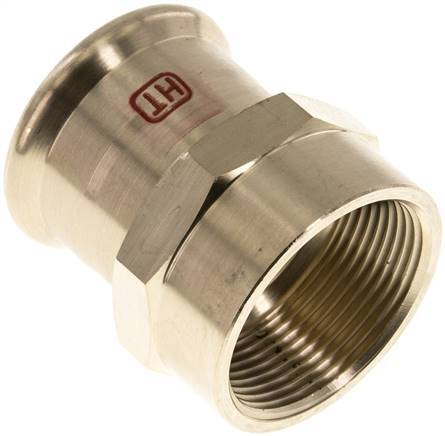 Press Fitting - 42mm Female & Rp 1-1/2'' Female - Copper alloy