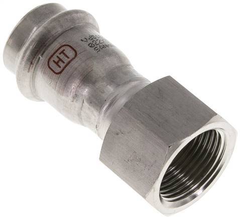 Press Fitting - 22mm Female & Rp 3/4'' Female - Stainless Steel