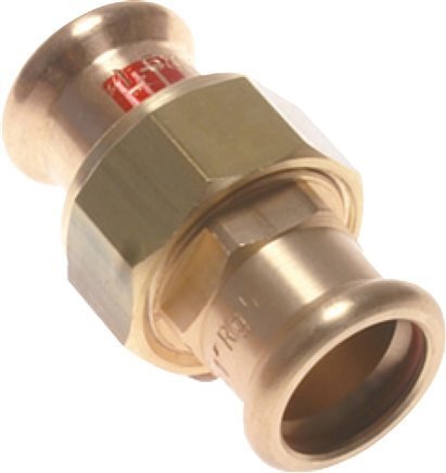 Union Press Fitting - 18mm Female - Copper alloy Flat Sealing