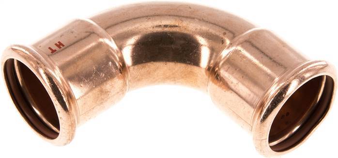 90deg Elbow Press Fitting - 42mm Female - Copper alloy