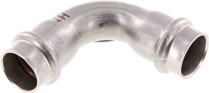 90deg Elbow Press Fitting - 18mm Female - Stainless Steel