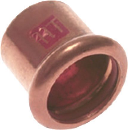 End Cap - 15mm Persmof - Koperlegering