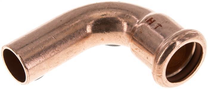 90deg Elbow Press Fitting - 18mm Female & 18mm Male - Copper alloy