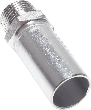 Raccord à sertir - 18mm Mâle & R 1/2'' Mâle - Acier inoxydable