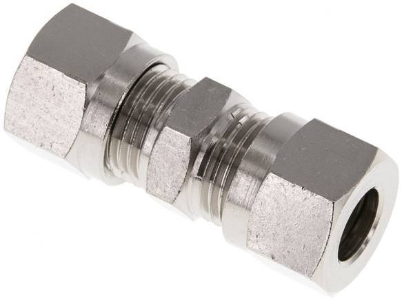 10L Nickel plated Brass Straight Cutting Fitting 115 bar ISO 8434-1