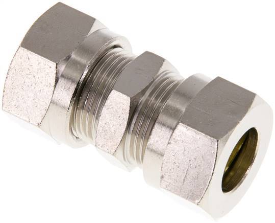 15L Nickel plated Brass Straight Cutting Fitting 70 bar ISO 8434-1