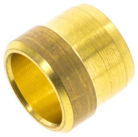 6LL (M10x1) Brass Cutting ring