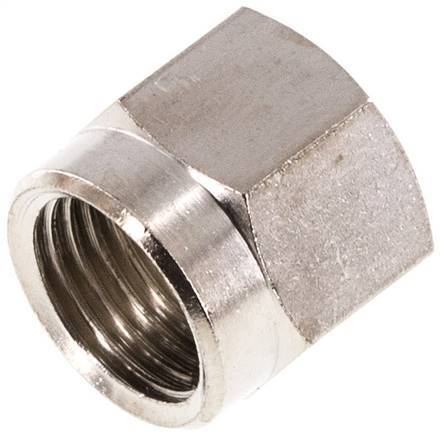 6LL (M10x1) Brass Union Nut