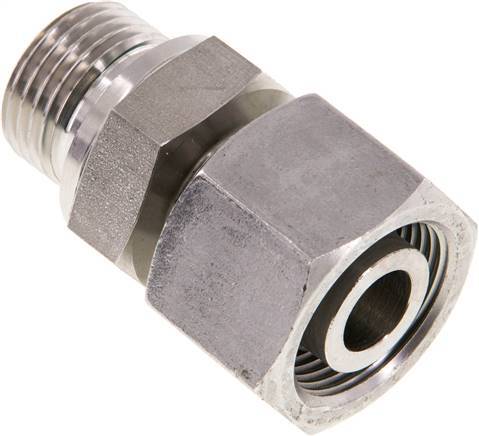 16S & G1/2'' Stainless Steel Straight Swivel with Male Threads 400 bar FKM Adjustable ISO 8434-1