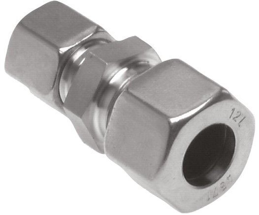 Accesorio de corte recto de acero inoxidable 6L y 8L 315 bar ISO 8434-1