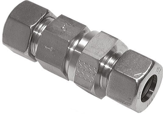 Clapet anti-retour hydraulique à bague coupante 6L (M12x1.5) Acier inoxydable 1-250bar (15-3625)psi ISO 8434-1