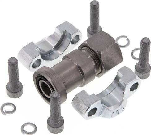 1/2'' SAE-Flansch 6000 PSI Stahl mit 16S (M24x1,5) ISO 6162-2