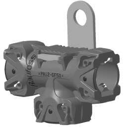 T-piece with lug Regular L1 27 L2 26 - 92050025