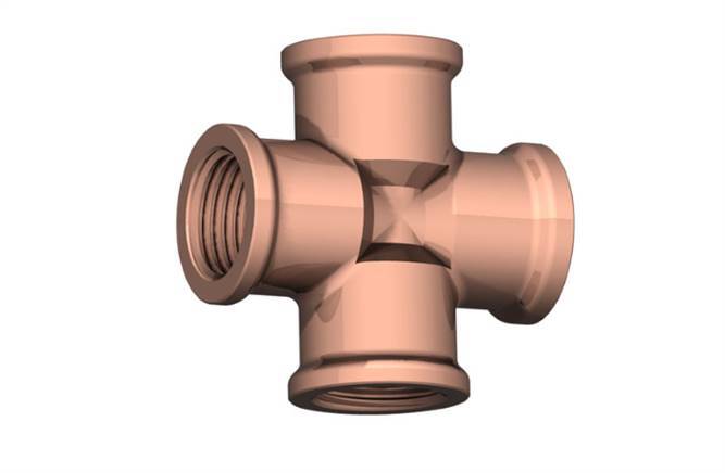 Kruisblok 4x Schroefdraad D M16X1.5 - 6237828