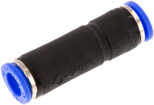 Racor rápido 10mm Latón/PBT autoblocante 0-10bar (0-145psi)