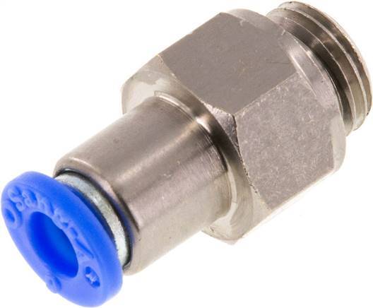 Push-In Check Valve 6mm & G1/4'' Male Brass/PBT 0.2-10bar (3-145psi) Hose-Thread