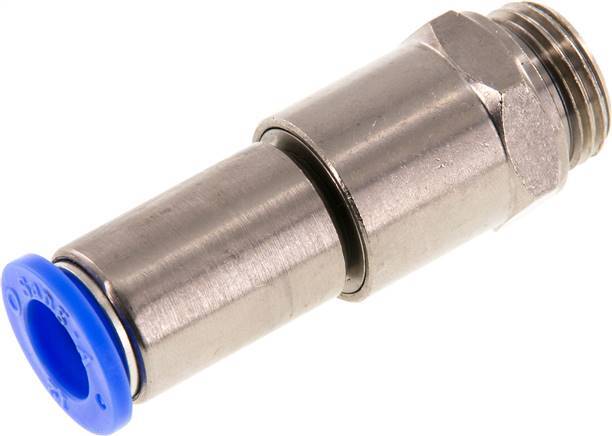 12mm & G1/2'' Quick Swivel Joint Push-In-Male Threads Nickel-Plated Brass/PBT NBR Rotatable