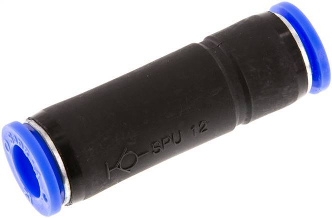 Racor rápido 12mm Latón/PBT autoblocante 0-10bar (0-145psi)