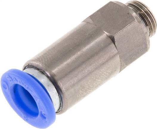 Push-In Check Valve 8mm & G1/8'' Male Brass/PBT 0.2-10bar (3-145psi) Thread-Hose