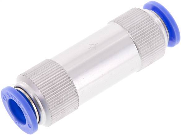 Clapet anti-retour à poussoir 12mm en aluminium 0.2-10bar (3-145psi)