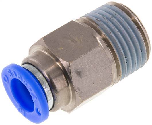 Push-In Fitting 10mm & R1/2'' Male Auto Shut-Off Brass/PBT 0-10bar (0-145psi)