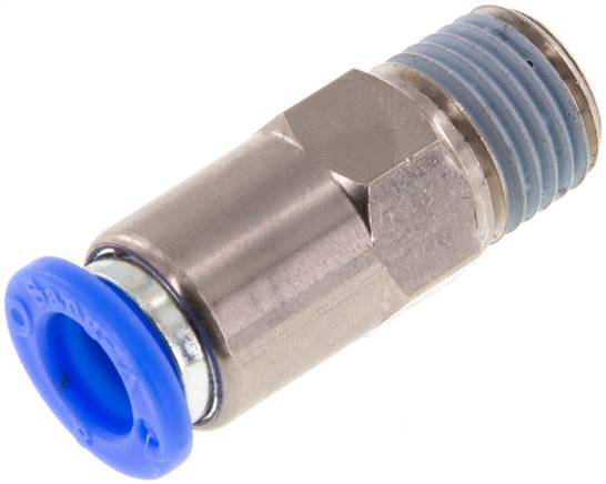 Push-In Check Valve 8mm & R1/4'' Male Brass/PBT 0.2-10bar (3-145psi) Thread-Hose