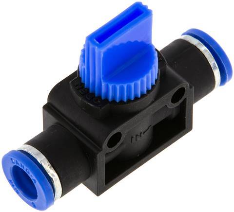 3/2-Way Shut-Off Hand Valve 8 mm Plastic/Brass