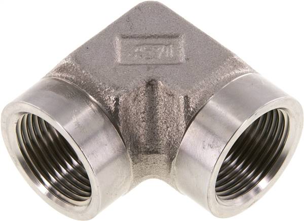 Racor acodado 90deg G3/4'' Hembra Acero inoxidable de alta presión 200bar (2810.0psi) Hidráulico