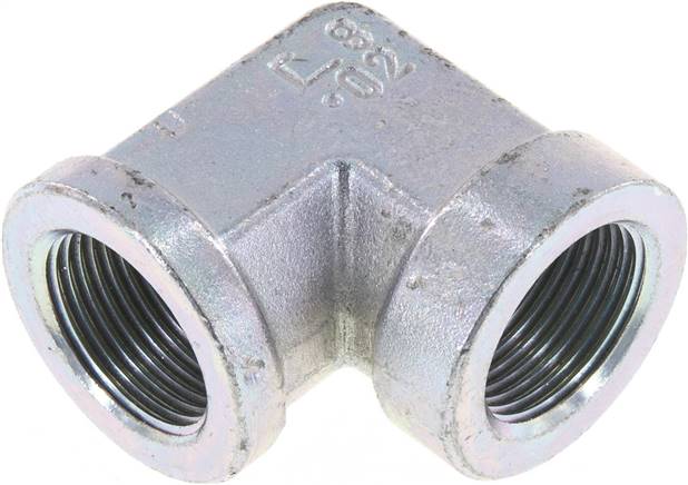 90deg Angled Fitting G3/4'' Female High Pressure Steel 200bar (2810.0psi) Hydraulic