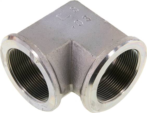 90deg Angled Fitting G2'' Female High Pressure Steel 100bar (1405.0psi) Hydraulic