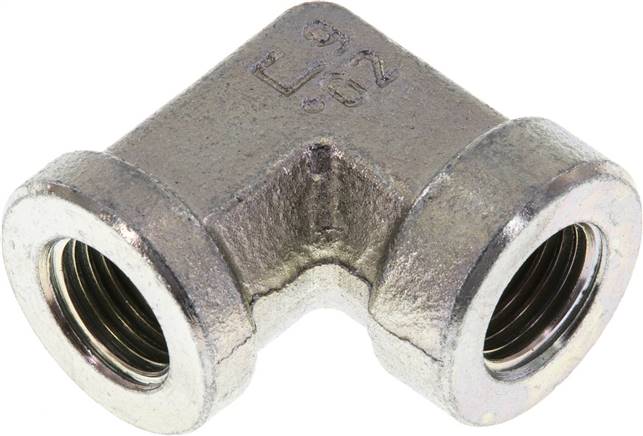 90deg Angled Fitting G1/4'' Female High Pressure Steel 350bar (4917.5psi) Hydraulic