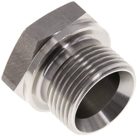 Plug G3/4'' Stainless steel with External Hex 60° cone 175bar (2458.75psi) Hydraulic