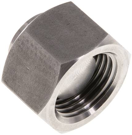 Eindkap G1/2'' RVS met Externe Hex 60° conus 300bar (4215.0psi) Hydrauliek