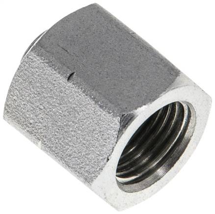 Eindkap G1/8'' Staal met buitenzeskant 60° conus 575 bar (8078.75psi) Hydrauliek