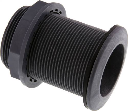 Raccord à vis pour robinets de vidange G2'' DN45.5 Bulkhead Polypropylène (pp) EPDM 10bar (140.5psi) FDA