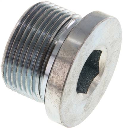 Plug M26 X 1.5 Staal NBR met binnenzeskant 400bar (5620.0psi)